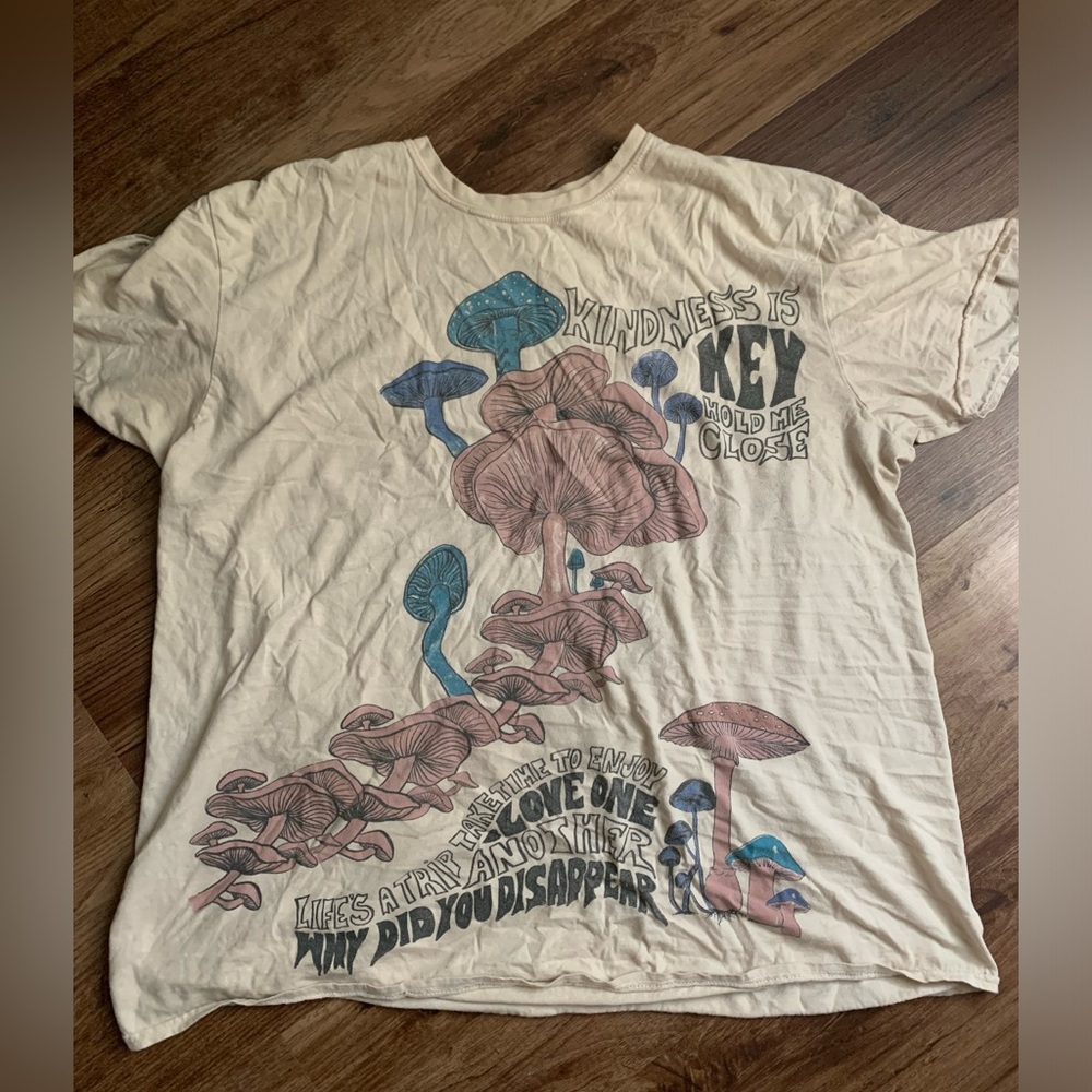 Urban outfitters mushroom over sized tee